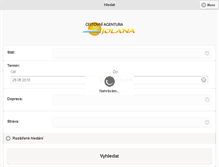 Tablet Screenshot of jolanatour.cz